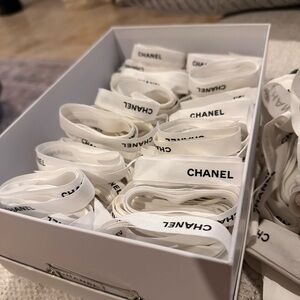 CHANEL White Ribbon Collection